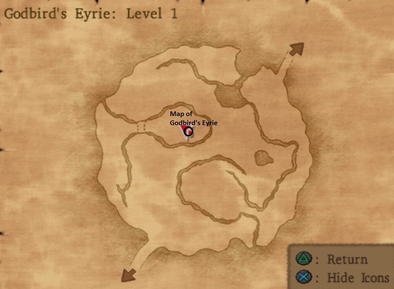 Map of Godbird's Eyrie